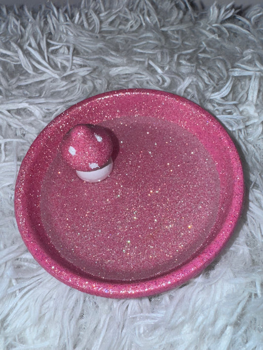 Glitter Mushroom Dish